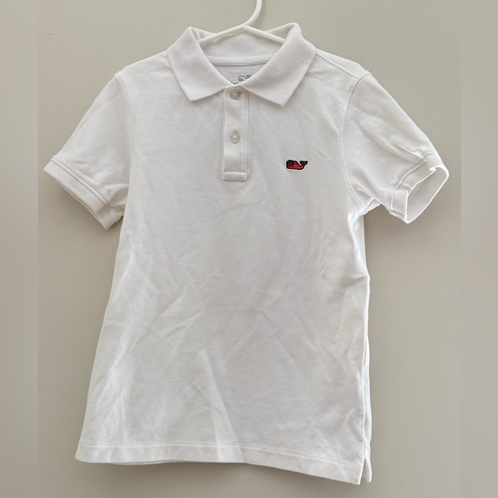 Vineyard Vines White Polo Shirt for Kids